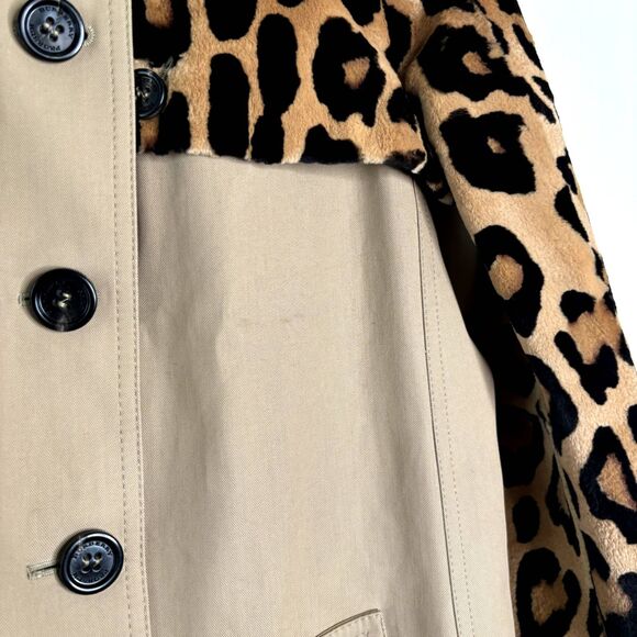 Burberry Prorsum Mink Leather Trench Coat - Picture 6 of 15